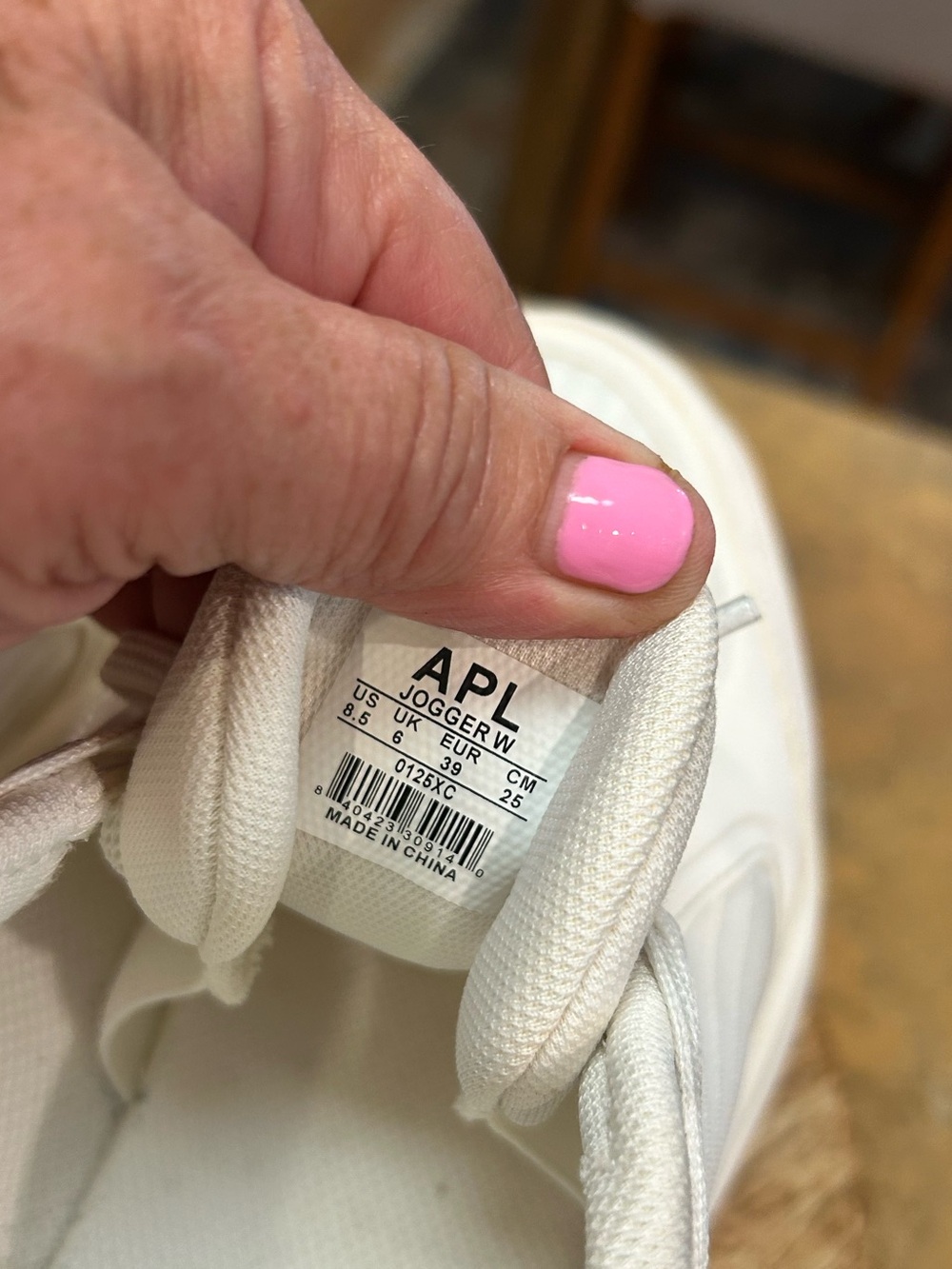 APL Women's Jogger Sneakers in Ivory - Picture 9 of 14